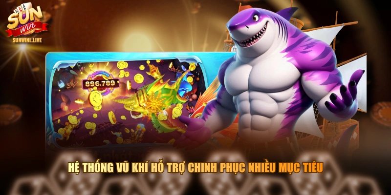 Hệ thống vũ khí hỗ trợ chinh phục nhiều mục tiêu