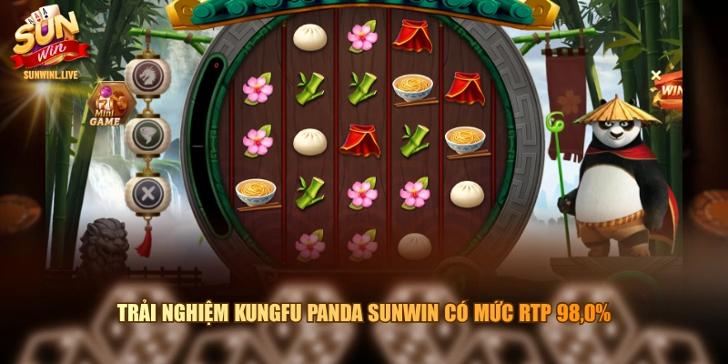 Trải nghiệm Kungfu Panda SUNWIN có mức RTP 98,0%